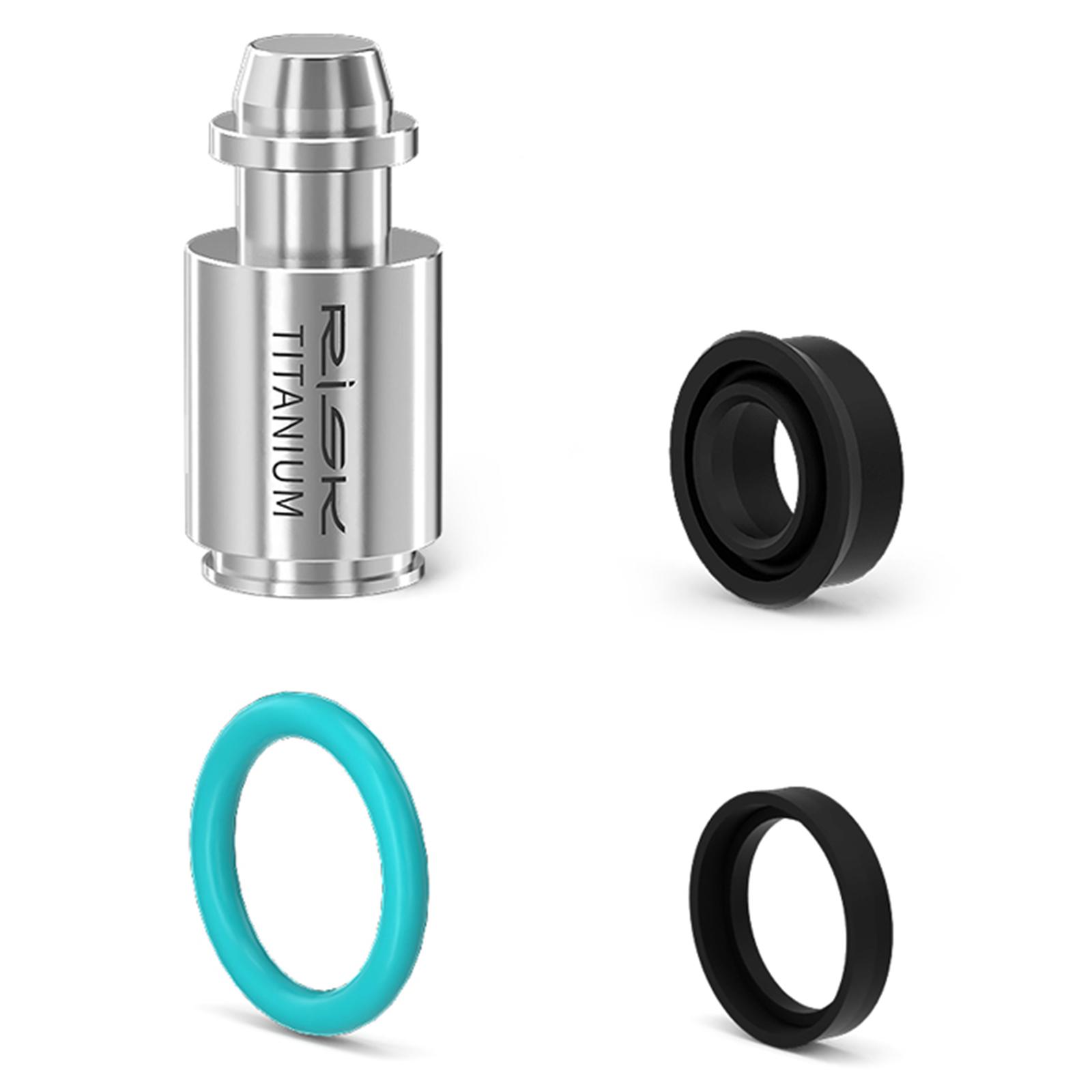 Titanium Alloy Brake Lever Piston with Sealing Ring Bicycle Titanium Brake Lever Piston for Magura MT2/MT4/MT5/MT6/MT7/MT8/HC3