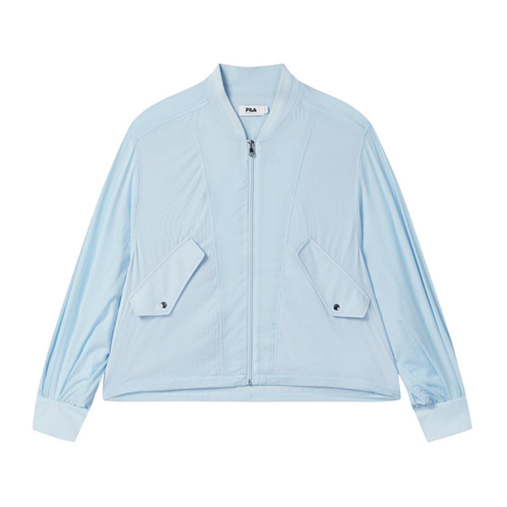 

Fila Изумрудный Модный Трендовый Повседневный Универсальный Легкий Удобный Кардиган Стойка Тонкая Тканая Куртка Женская верхняя одежда F11W534707FBU L