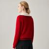 Zhaojun Women's Autumn/Winter Color-Block Cashmere Sweater