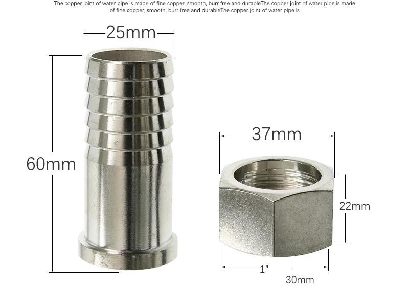 Hose Barb Nipple 304 Stainless Steel Pipe Fitting Air Water Gas304 Hose Adaptors Adapter For Vacuum Fittings Stainless Steel