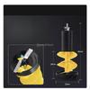 Ice Drill Auger, Ice Fishing Drill, Sturdy Ice Fishing Accessories Ice Auger for Sea Fishing Winter Sports Outdoor Supplies