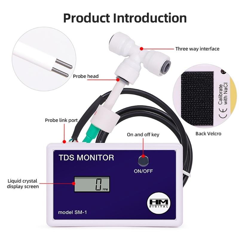 Digital InLines Single Monitors, 0-9990ppm Ranges, +/- 2% Readout Accuracy, for Aquariums