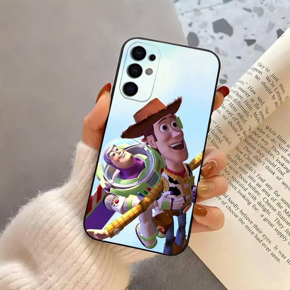 Space T-Toy S-Story-TS Phone Case Black Silicone Soft For Samsung S25,S24,S21,S22,S23,S30,Ultra,S20,Plus,Fe,Lite