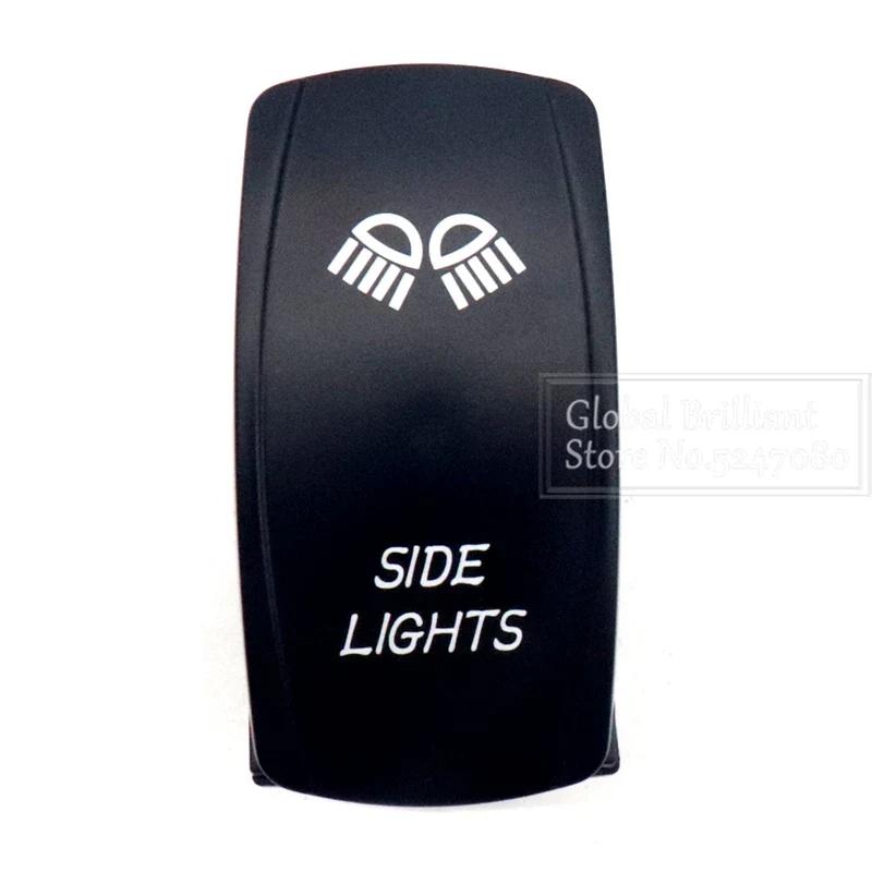 For Car Truck Marine 12V/20A 24V/10A Boat Rocker Switch Toggle 5Pin SPST / 7Pin DPDT ON-Off Switch with LED Light