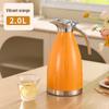 European Style 304 Stainless Steel Vacuum Insulated Flask, Large Capacity Hot Water Bottle, Double Layer Coffee Pot