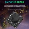 XY-AP50L Mini Bluetooth 5.0 50W+50W Dual Channel Audio Power Digital Amplifier Board Stereo Amplifier 3.5MM AUX USB APP