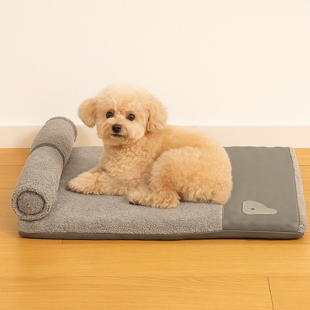 Removable Dog Sleeping Mat Neck Protection Pet Dog House Practical Dog Plush Bed  Crate