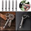 Mini Waterproof Titanium Whistle Multistyles Camping Hiking Whistle  Outdoor EDC Tool