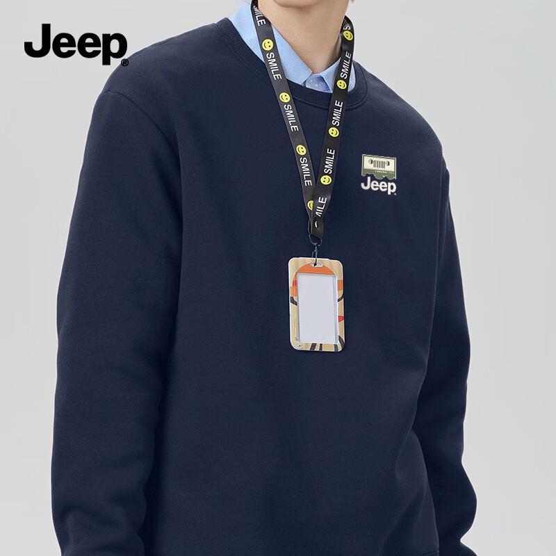 Jeep Men's Crewneck Pullover Sweatshirt