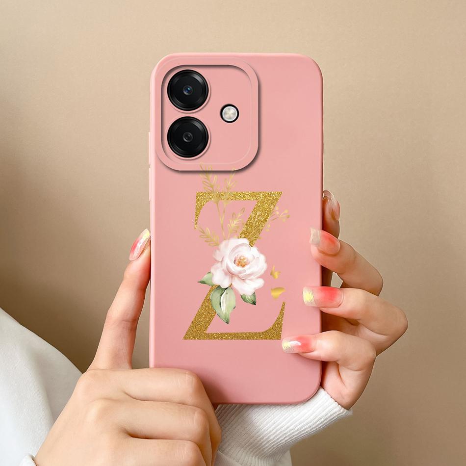 For Oppo A40 A40m A60 A80 Case Simple Letters Soft Liquid Silicone Anti Drop Phone Back Cover For Oppo A 60 4G 5G Couple Bumper