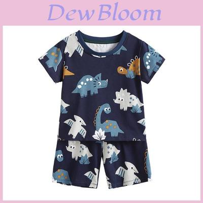 Malwee Boy Summer Casual Cotton T Shirt Shorts Set For Kids 3 -8 Years Old