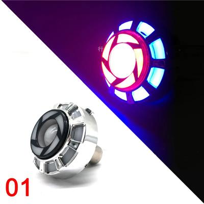 BA20D Freno posteriore per moto LED Angel Eye Flash Faro per moto Luci di stop a LED