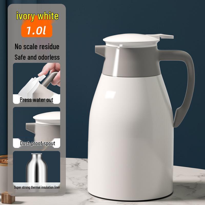 2024 Insulated Glass Thermos Flask - Large Capacity Water Kettle