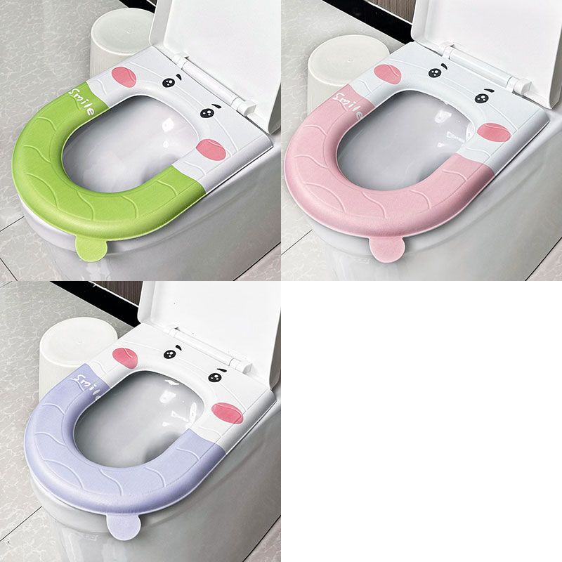 Eva Toilet Seat Waterproof All-weather Universal Silicone Foam Toilet Seat Printed Toilet Seat Bacteria Isolation Free