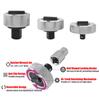 1/4 3/8 1/2 Drive Palm Ratchet Wrench Set Reversible Ratcheting Finger Socket Driver Stubby Thumbwheel Ratchet for Tight Spaces