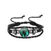 1Pc Zelda Link Leather Braided Bracelet, Game Peripheral Adjustable Mens Wristband