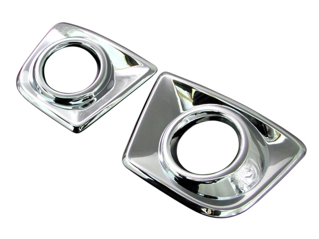 BRIGHTZ Chrome Fog Light Covers for Alto Turbo RS HA36S Compatible with HA and 36 Alto Turbo RS [FOG-COV-054] HA36, A36, (Product Code 23643)