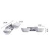 Wall Mounted Cat Bowl Double Pet Feeding Bowls Hanging Water Bowl Removable Design for Feeding Multiple Pets at Home