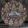 Iron Tin Sign Art 8x8 Inch Vintage Christmas Holiday Decor Metal Wall Painting Home Bar Cafe Gift