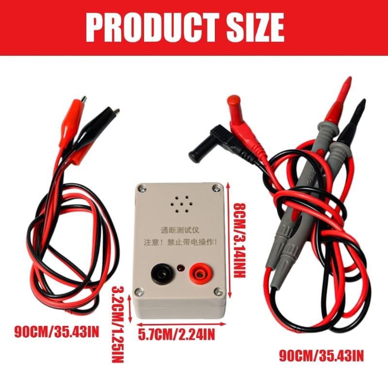 Plastic 20mA Circuit Tester Tool With Audible Alarm And Visual Indicators For Electrical Diagnostics Quick Fault Finding