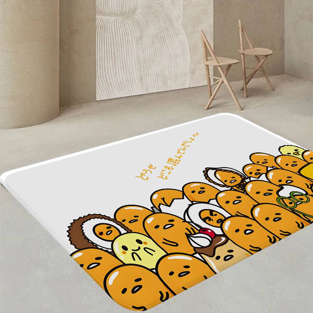 Cartoon G-gudetama Kitchen Mat Kids Room Bedroom Decoration Balcony Anti-Slip Doormat Living Room Alfombra