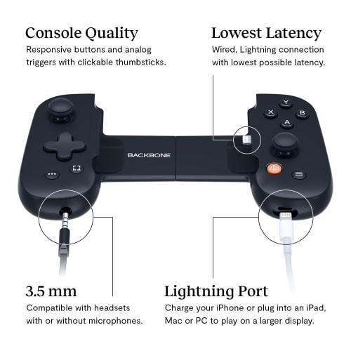Backbone One 1st Generation  Lightning  | Iphone | Game Controller for Smartphones | Xbox Playstation Remote Play Compatible Playstation Ps5 | Genshin