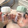 300ml Hoge Borosilicaatglas Waterbeker Transparant Met Schaal Mini Dikke Beker Draagbare Sapmok Drinkcontainer Reizen Thuis Cadeau