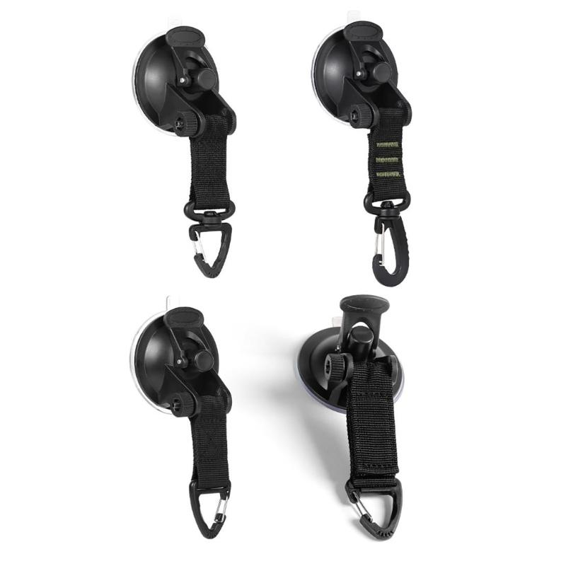 4pcs Weatherproofed Suction Hook Convenient Hanging Hook Car Roof Awnings Hook for Various Outdoor and Indoor Space