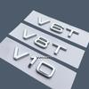 2026 Letter Number Emblem V6T V8T V10 Car Styling Fender Side Rear Trunk Badge Logo Sticker for 4YTFG A4L A5 A6L A7 A8L TT RS7 SQ5