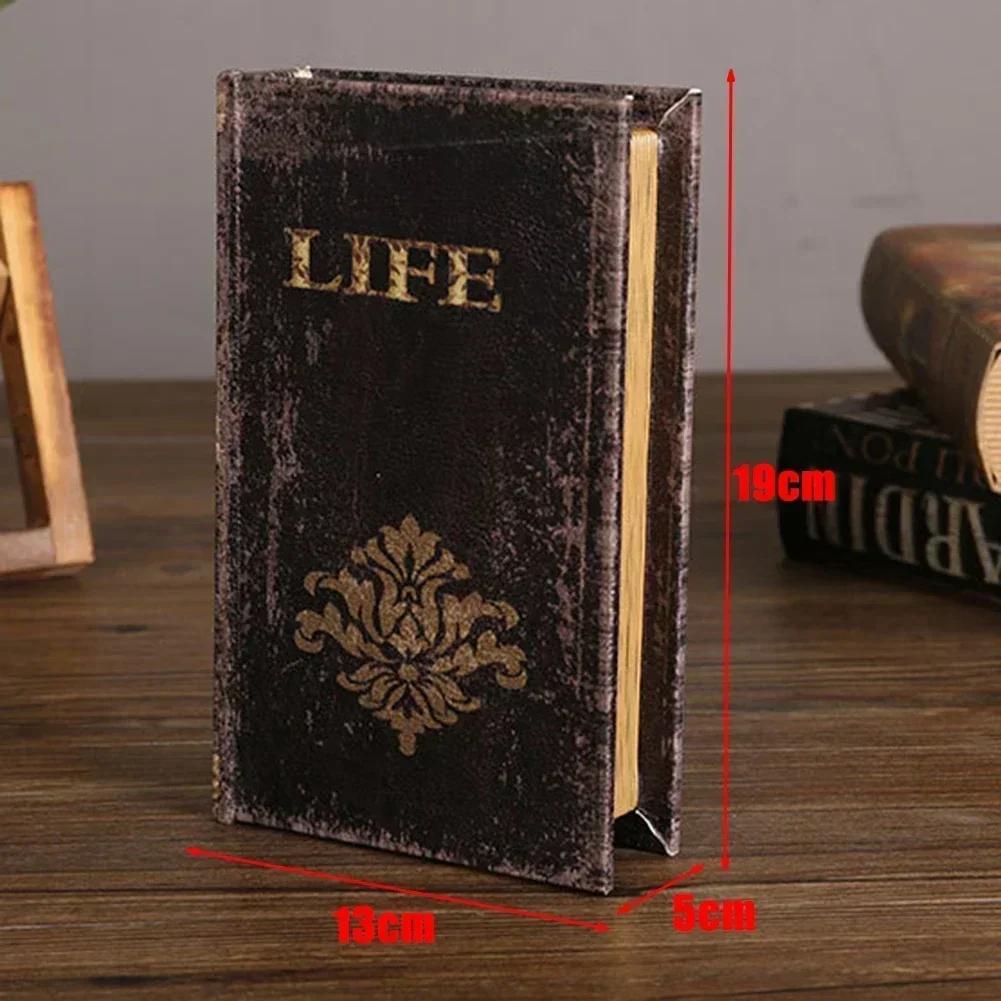 Retro Fake Book Simulation Prop Books Cafe Table Hotel Props Cabinet Bookshelf Decorative Exquisite Vintage Cabinet Ornaments