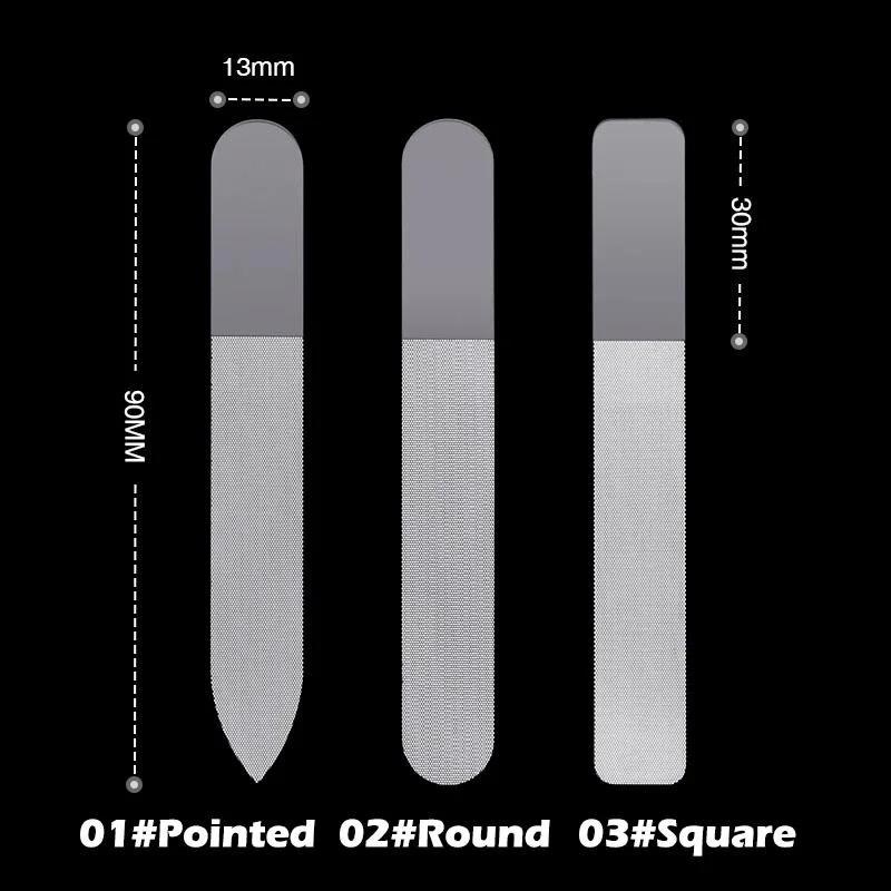 Nagelfeile Damen Polieren Transparent Schleifen Polieren Langlebige Feile Maniküre Professionelle Nailart-Werkzeuge