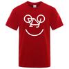 Bicycle Reverse Letter Funny Printing Men Women T-Shirts Fashion Comfortable Top Regular Sleeve Short TShirt Oversized Tees