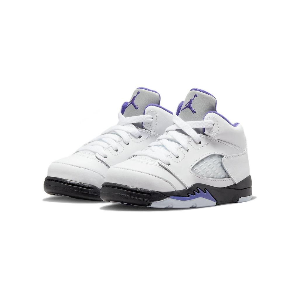 Air Jordan 5 Retro TD Concord White Dark Concord Black Toddler Trainers 440890-141