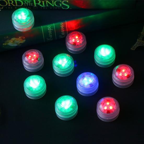 12Pcs Underwater Lights with Intelligent Remote Control Energy-Saving Waterproof Multiple Modes RGB