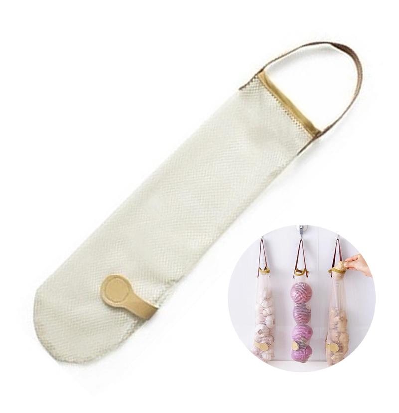 Hanging Fruit and Vegetable Storage Bag Portable Multifunctional Garlic and Onion Hanging Bag