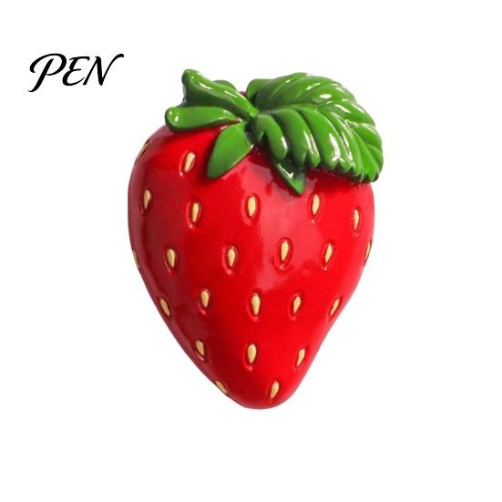 Resin Fridge Magnets 3D Simulated Fruit Refrigerator Magnet, Shape Durable Magnet Theme Decoration for Kitchen Office Whiteboard Cabinet Ornaments