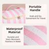 Portable Travel Storage Case Large Capacity Cosmetic Organizer Hair Tool Organizer  Travel Use