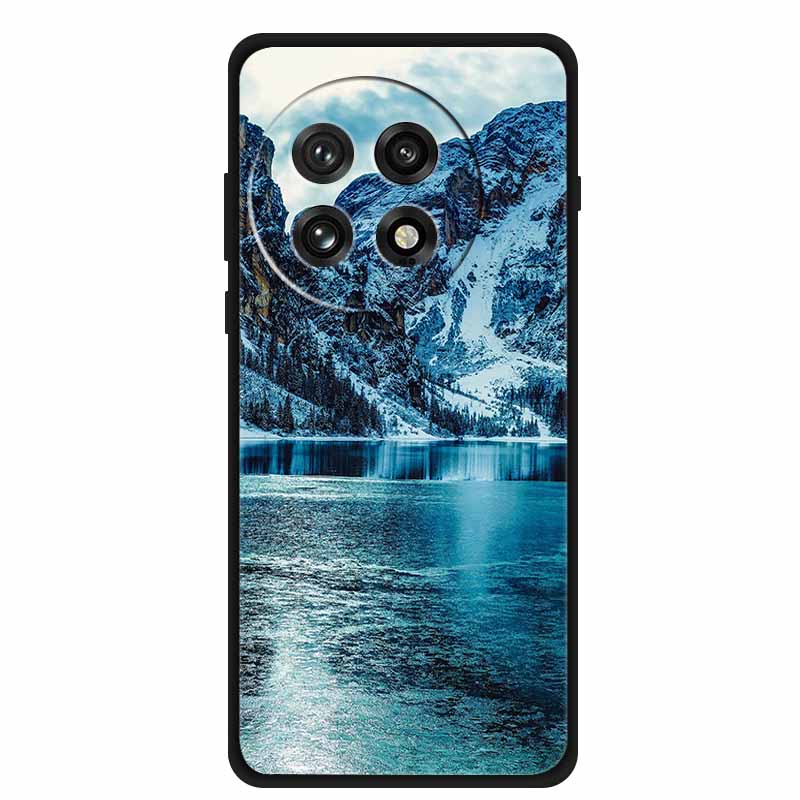Hoesje Voor OnePlus 13R 13 R Schokbestendige Bumper Luxe Bloemenprint Zachte Siliconen Cover Voor OnePlus13R 5G Bumper 1+ 13R Telefoon Funda