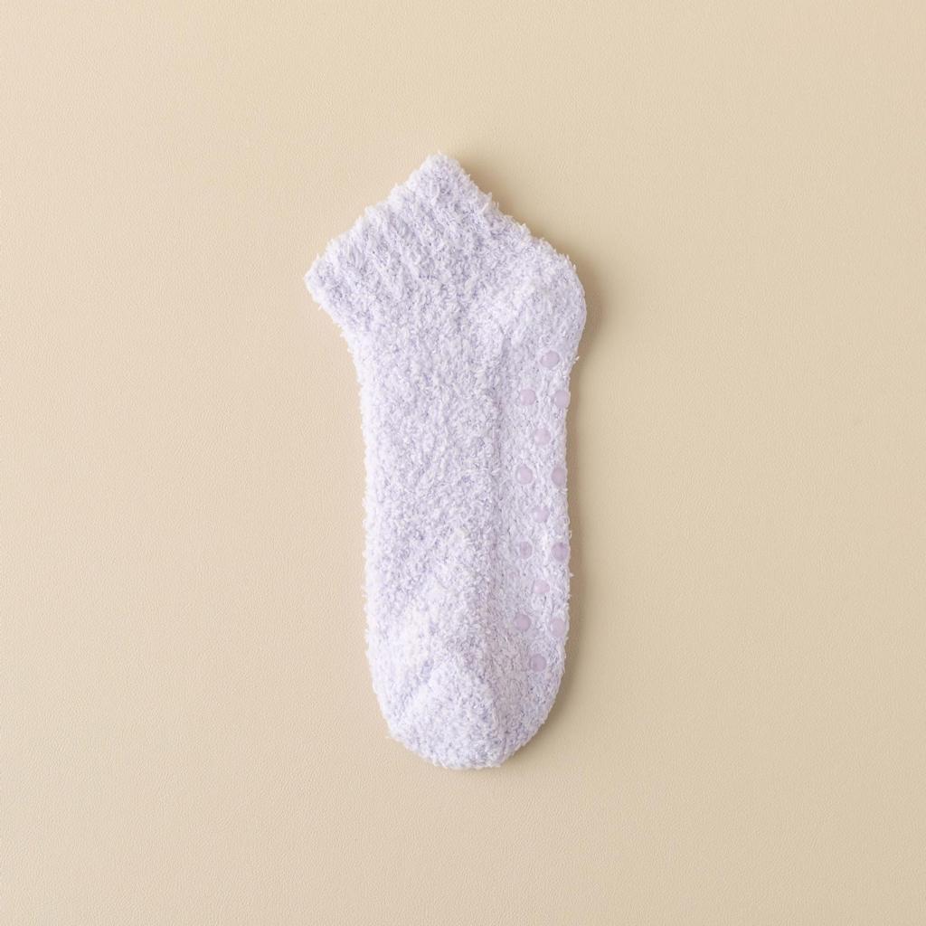 Damen Winter Dick Warm Rutschfest Korallenfleece Mittelhohe Socken