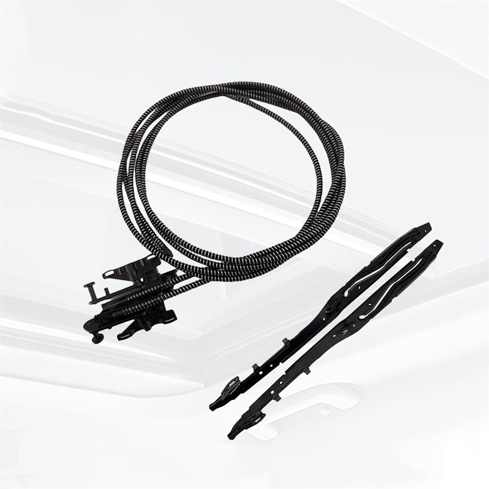 Crew Cab Sunroof Glass Cables+track Assembly Repair Kit For Ford 2015-2020 F150 FL3Z16502C22 FL3Z-1651071-A...