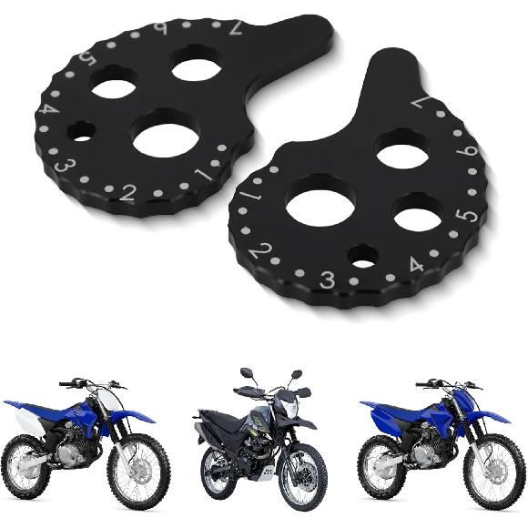 

Motorcycle Rear Chain Adjuster Tensioner CNC for TTR 125 TTR125LE 08-09 11-25 TTR125E 05-09 TTR125L 05-08 Dirt Bike Black чёрный