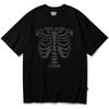 Seupeullaesikodeu Short Sleeve T-Shirt Black - Skeleton
