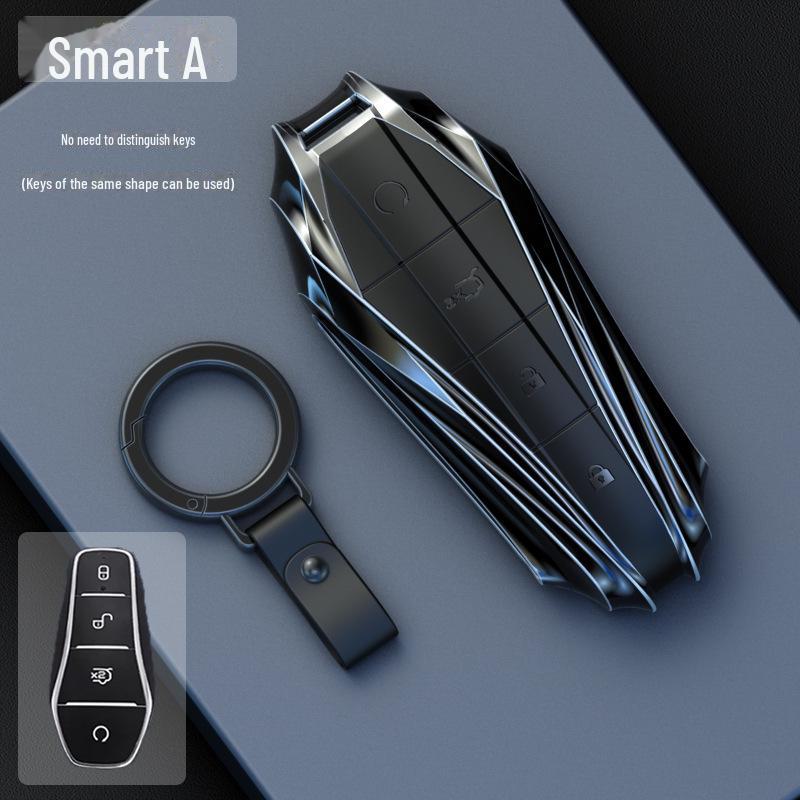 BYD Bilnøkkeldeksel for Dolphin, Song Plus, Han EV, Qin DMI, Yuan Pro, Tang DMP, Frigate 07, Seal OG-modeller.