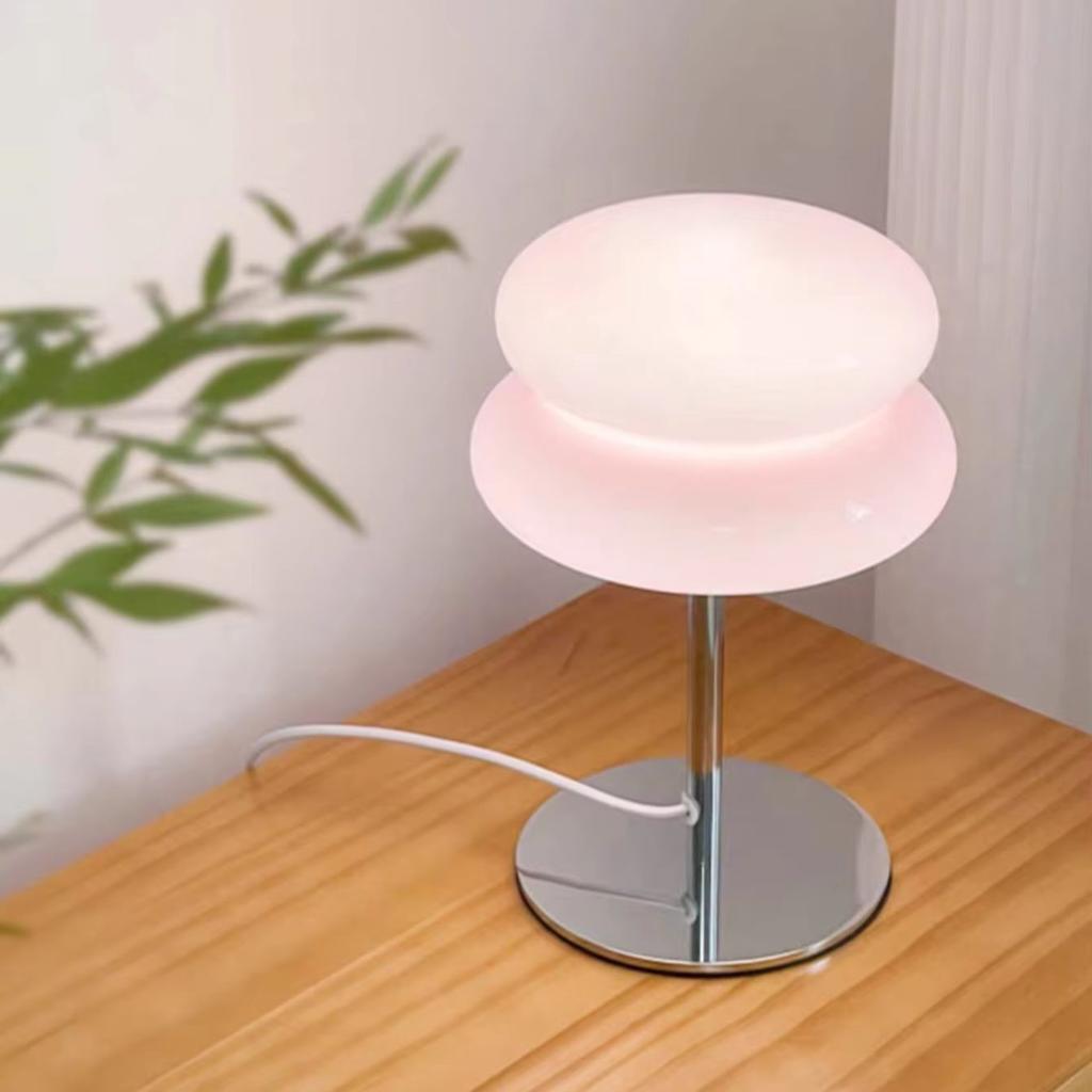 Modern LED with USB Plug Candy Colors Pink/Blue/Red/Orange/Yellow/White Decorative Table Lamps, Bedside Lamps, Table Lamp.