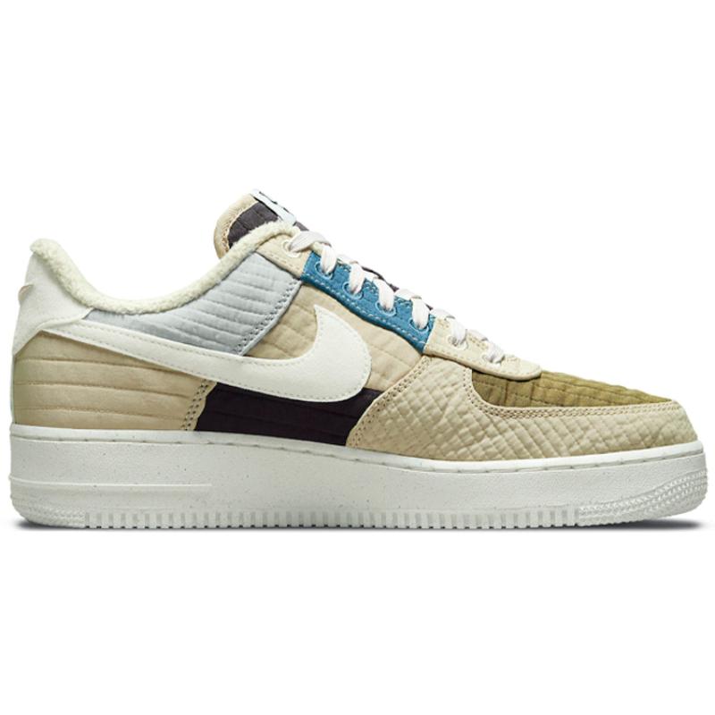 Nike Air Force 1 Low '07 Lx Toasty Brown Kelp Sail Rattan Cave Purple Sneaker DC8744-301