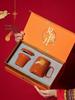 Mid-Autumn Festival Ceramic Mug Set - Office Meeting Souvenir