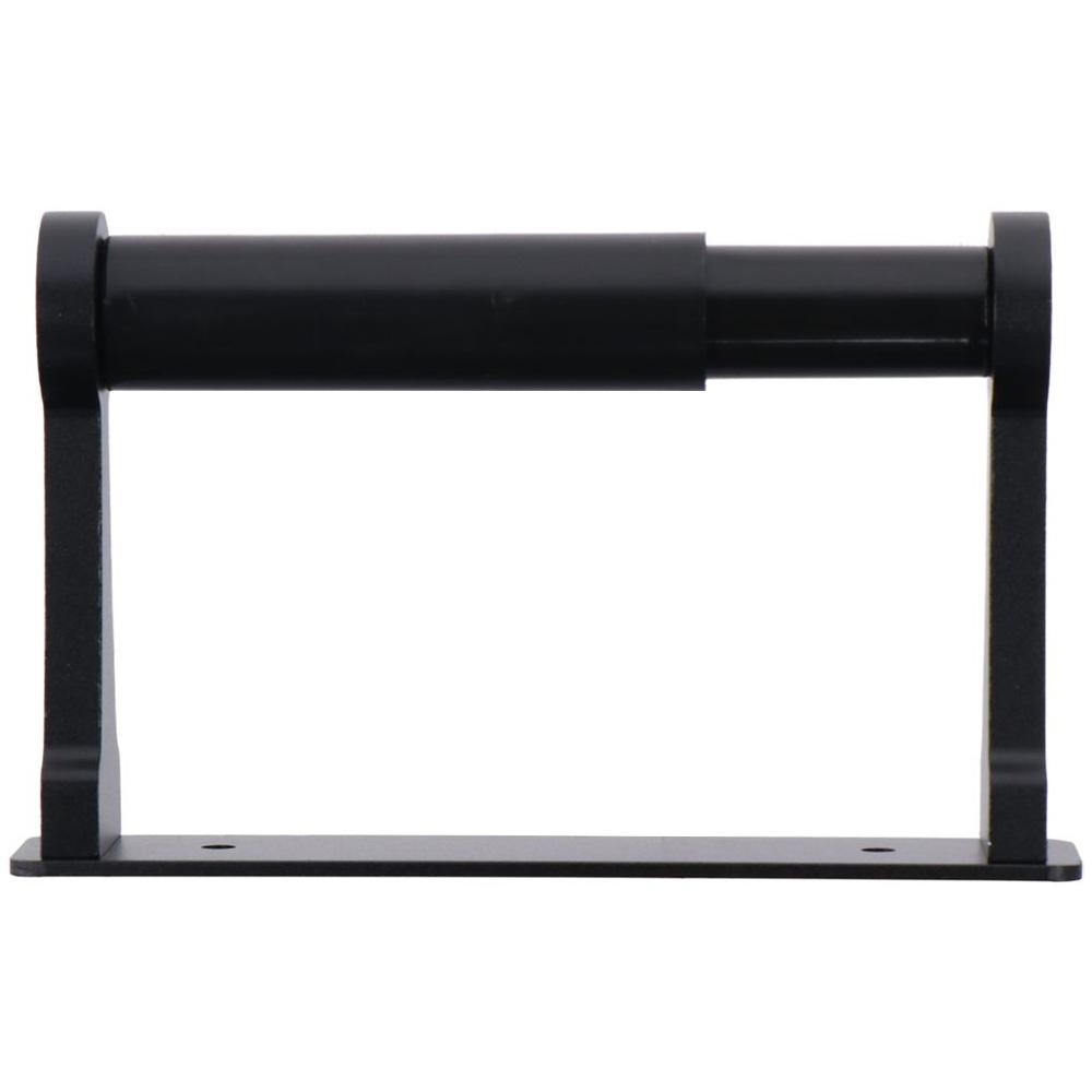 Matte Black Toilet Paper Holder Space Aluminum Bathroom Organizer Bathroom