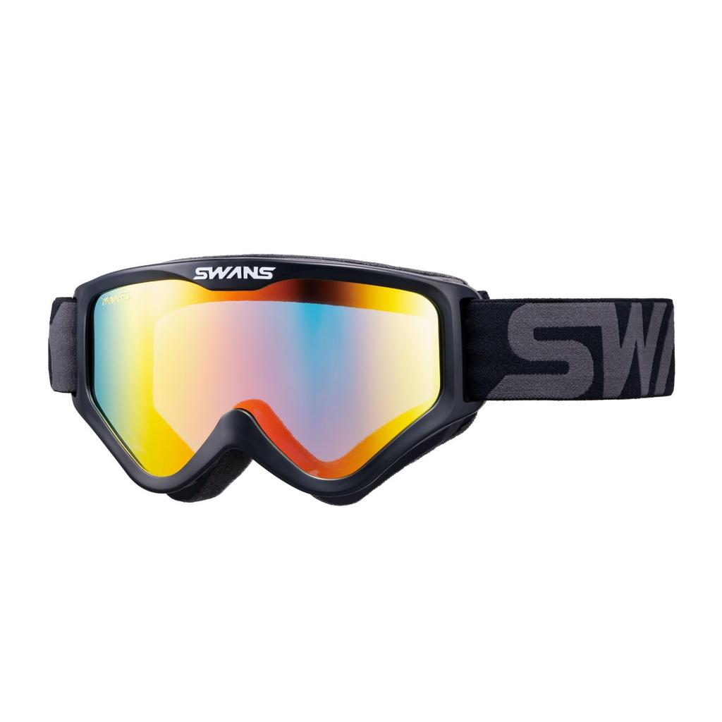 Swans Motorcycle Made in Black and Mirror Lens for Dirt and Glasses Compatible MX-797-M BK/G Goggles, Japan, Gray, Model, Bikes, Motocross, Off-Road,