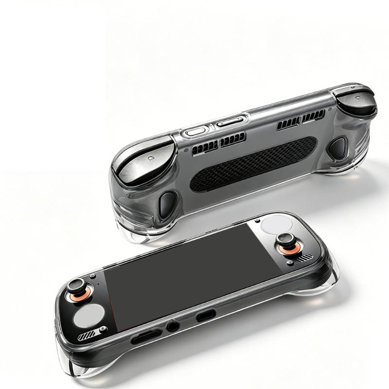 Transparent Flexible Cover Shockproof TPU Case Handheld Gamepad Skin Protective Housing for AYN 3 Gaming Accessory