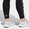 Adidas Opt 3Bar 7/8 High-Waisted Side Logo Print Tights Women Fitness Pants Black H64191